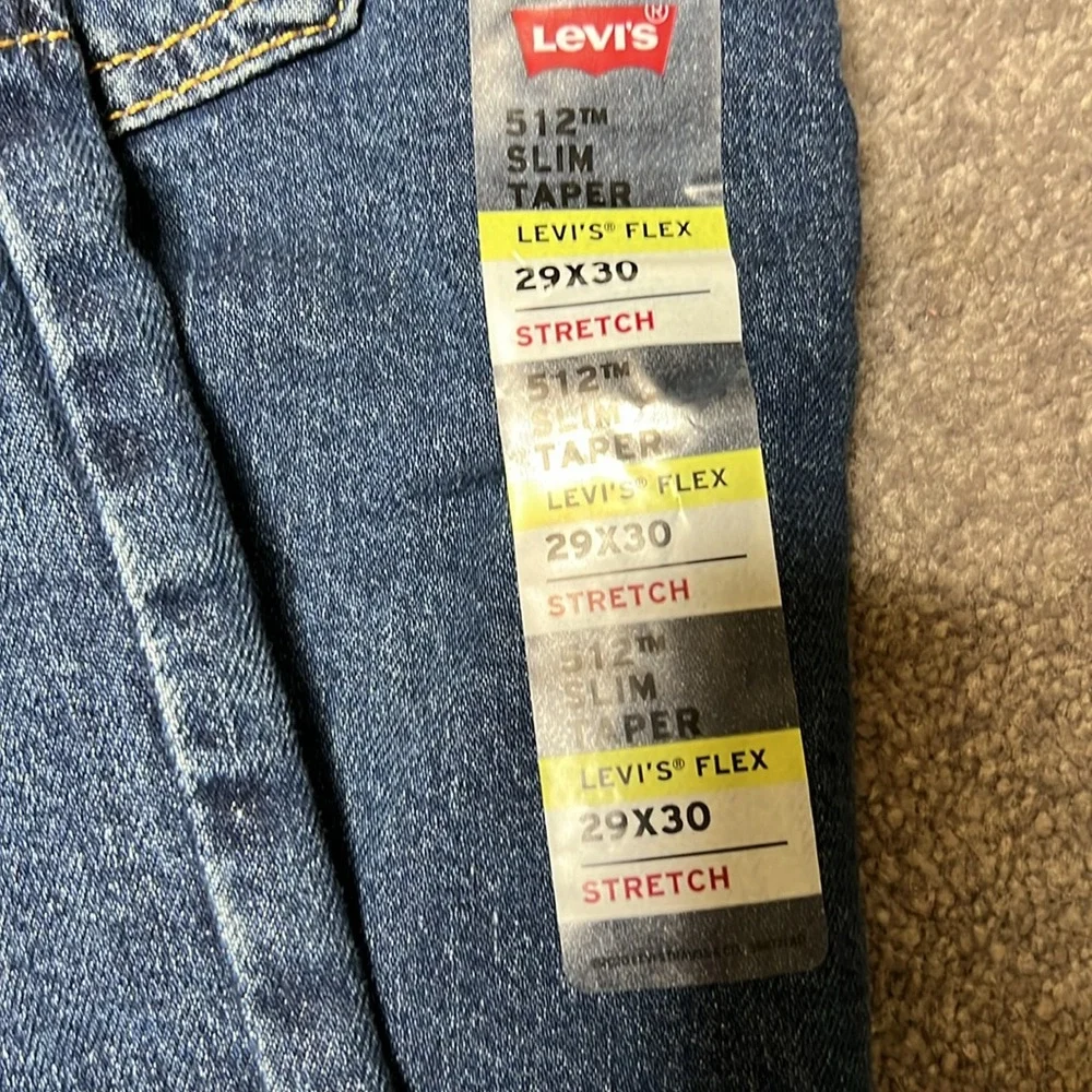 NWT Levi’s 512 Slim Stretch Taper 29x30 - Picture 4 of 4